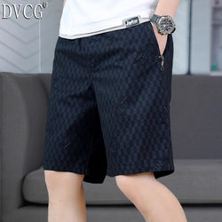 High-End Summer Plaid Loose-Fitting Five-Point Shorts for Men ins Trendy Workwear Thin Sports Casual Shorts for Men