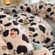 Bed sheets, four-piece set, autumn and winter bedding, three-piece set, dormitory single student cartoon quilt cover, 2023 new style