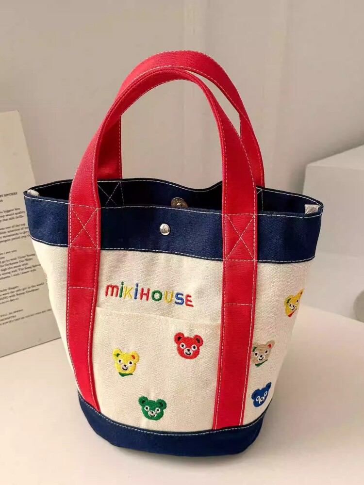 Mother's Bag Baby Diaper Bag Go out Satchel Canvas Bag Portable Work Special Bag Mother and Child with Baby Walking Prac — 2
