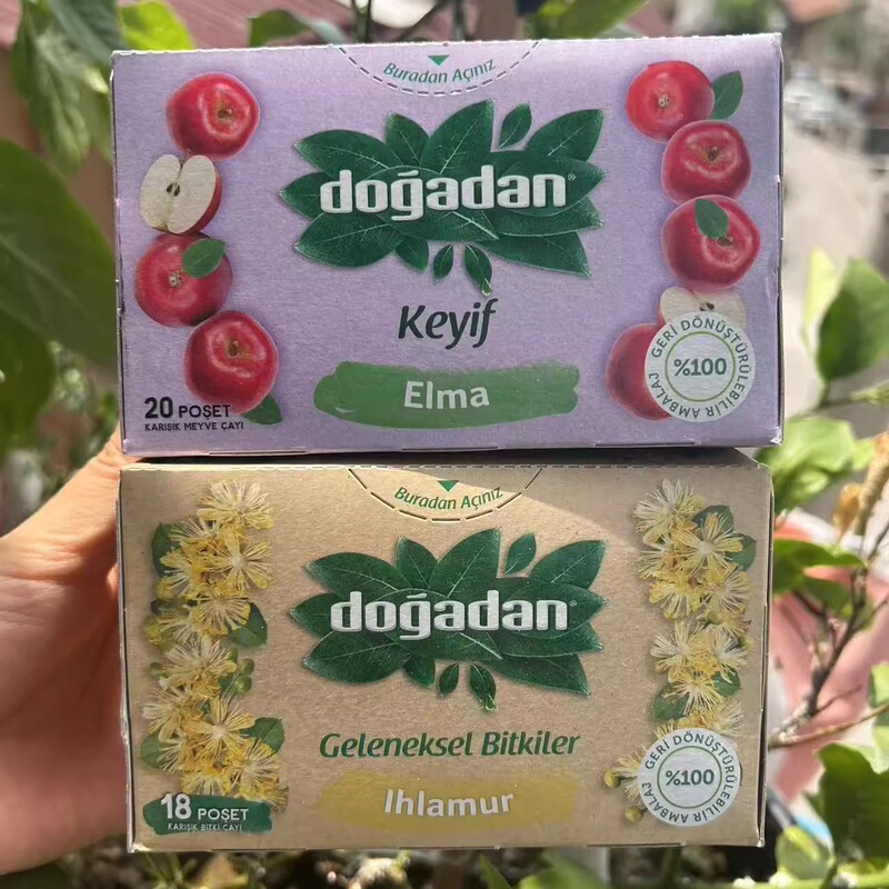 Dogadan Turkish Imported Apple Tea Earl Grey Black Tea Green Tea Non-Woven Breakfast Bagged Tea Afternoon Tea
