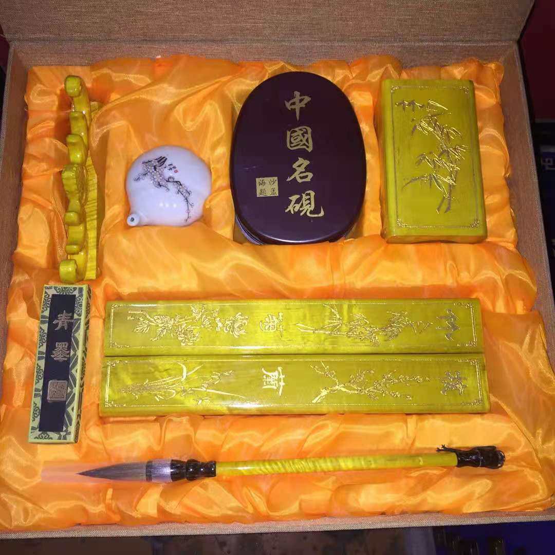 黄铜虎符毛笔架｜古代兵符杜虎符复古铜！文房神器颜值爆表！-笔搁-淘宝