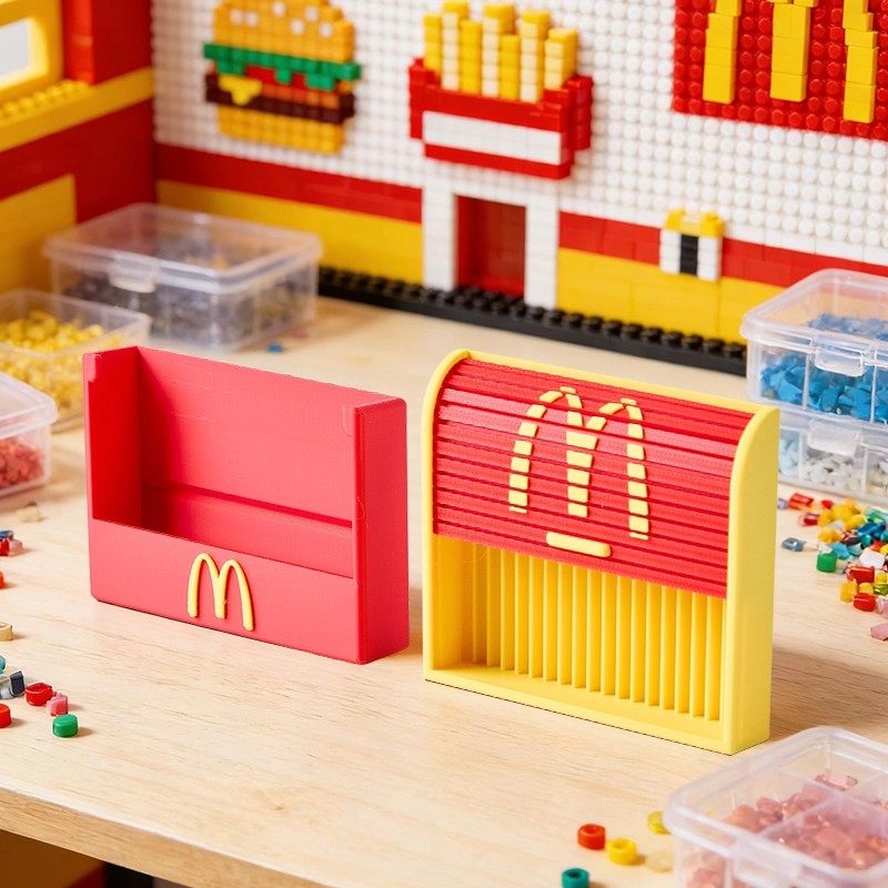 Maimen Bean Spatula 3D Printing Smooth and Non-Stick Mcdonald's Bean Spatula New Bean Storage Box Bean Storage Gadget