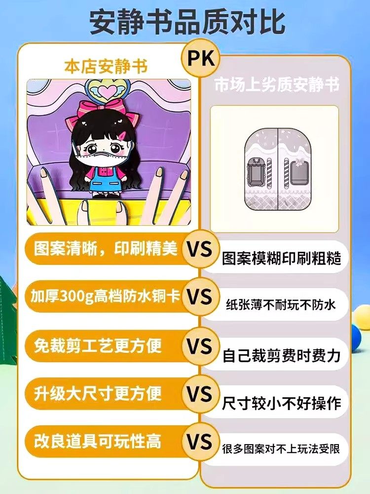 Nail Salon Magnetic Quiet Book 2025 New Model for Girls, No Need to Cut Nails, Magnetic Stickers, Magnetic Adhesive Stickers