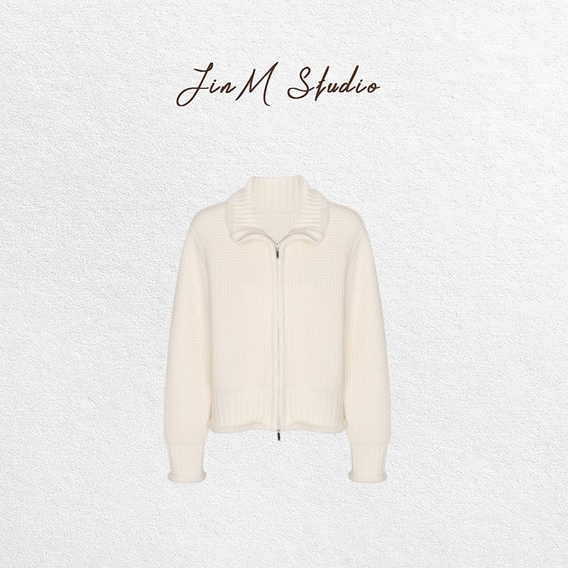 Jinmstudio丨【It's Hard to Make】100% Pure Cashmere Osmanthus Stitch Sweater 602501A6880 Jinmstudio丨【It's Hard to Make】100% Pure Cashmere Osmanthus Stitch Sweater 602501A6880