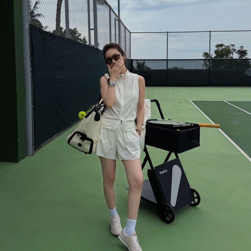 Jinmstudio丨【White Three-Piece Set】Lightweight Relaxed Casual Sports Suit 602601A2397 Jinmstudio丨【White Three-Piece Set】Lightweight Relaxed Casual Sports Suit 602601A2397
