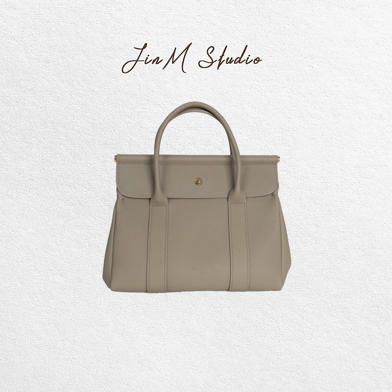 Jinmstudio丨Imported First-Layer Calfskin Fashionable Light Luxury Handbag 642601A0025