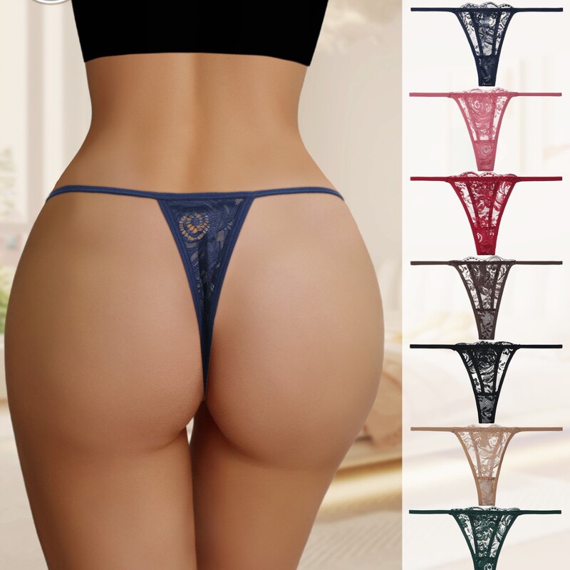 European and American Cross-Border Popular Lace Thong for Women, Sexy Mesh Ultra-Small Thong Women's Underwear European and American Cross-Border Popular Lace Thong for Women, Sexy Mesh Ultra-Small Thong Women's Underwear
