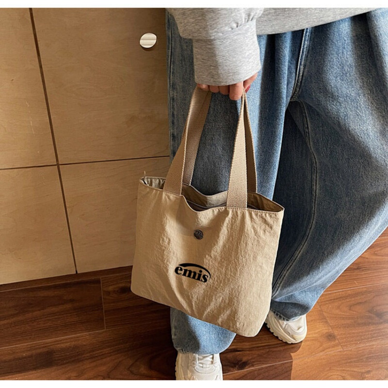 Korean Niche Trendy Brand Emis New Oxford Cloth Small Bag for Women, Versatile and Fashionable Handbag for Work