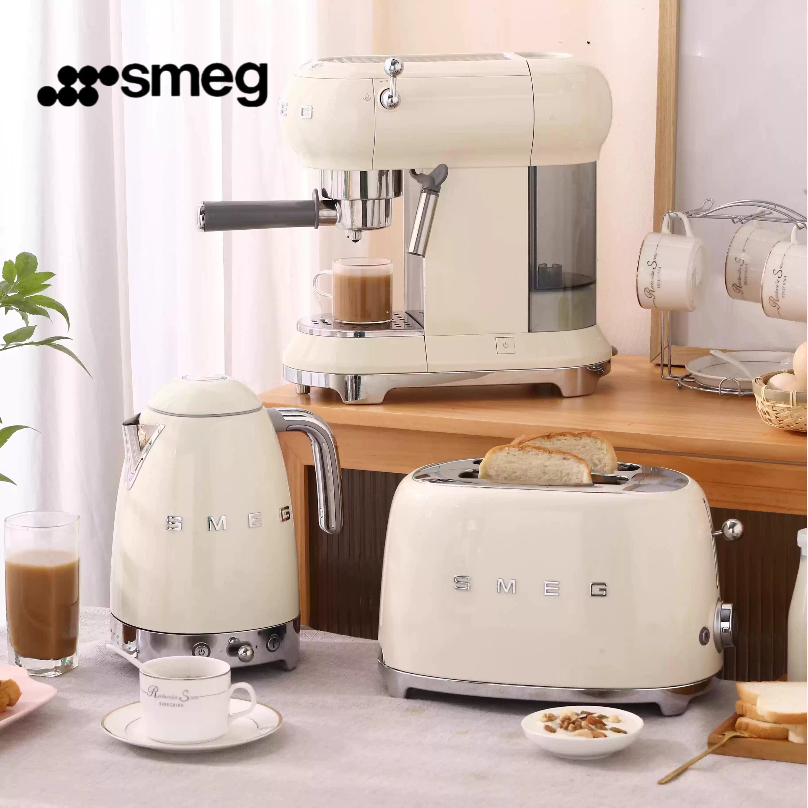 Тостер SMEG TSF01 Многофункциональный бытовой тостер-машина для приготовления ретро-домашнего завтрака