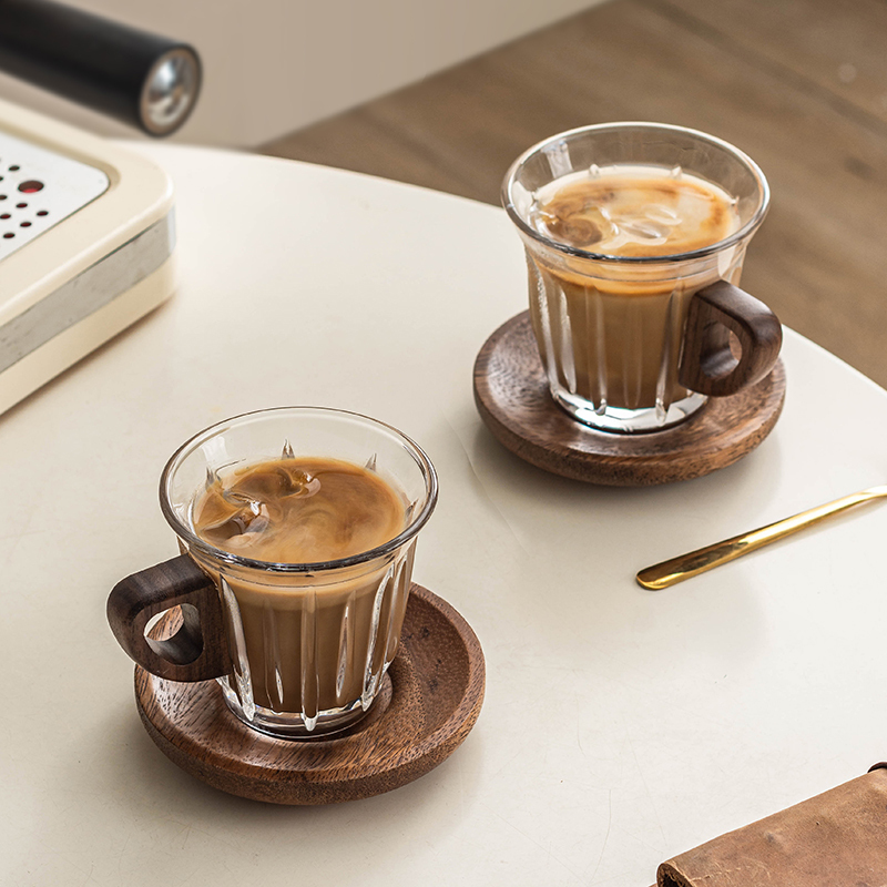 High-Quality and Stylish Australian White Coffee Cup, Exquisite Home-Use Glass Bomb Cup, Espresso Latte Cup High-Quality and Stylish Australian White Coffee Cup, Exquisite Home-Use Glass Bomb Cup, Espresso Latte Cup