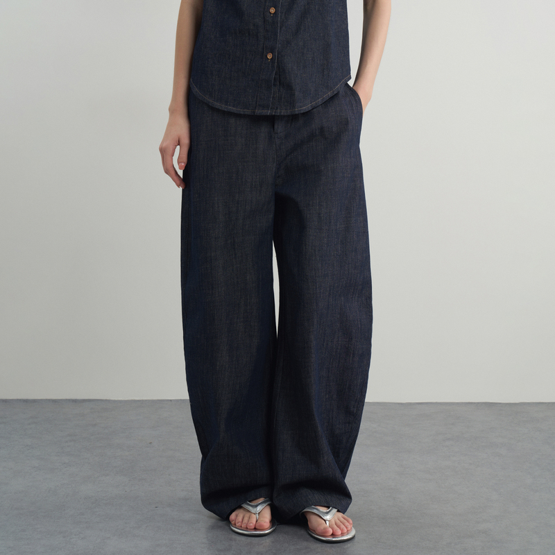 Bzxo High-End Washed Vintage Wide-Leg Jeans for Women, New Summer Style, Loose, Slimming, Versatile, Thin, Floor-Length Pants Bzxo High-End Washed Vintage Wide-Leg Jeans for Women, New Summer Style, Loose, Slimming, Versatile, Thin, Floor-Length Pants