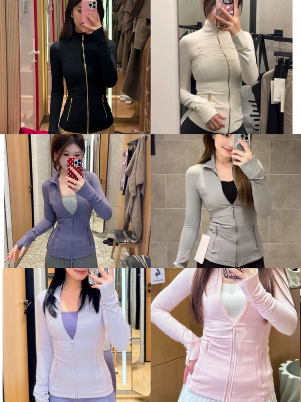Good Quality Products from Vietnam ~ Classic Define Slim-Fit Stand-Up Collar Jacket Yoga Coat, Only This Batch Available