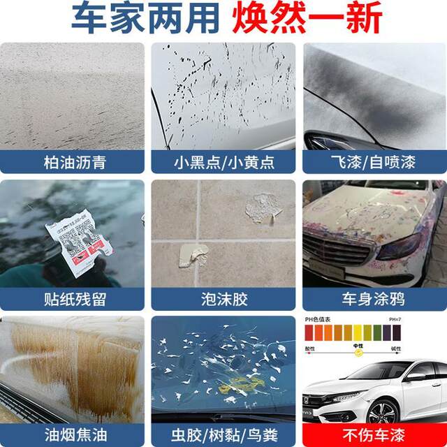 Kano Gab Oil Asphalt Cleaner for Cars, Powerful Stain Remover for White Cars, Multi-Functional Tar Remover