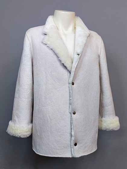 秋冬中老年羊皮袄纯皮毛一体男皮衣真皮内胆休闲加厚羊毛防寒外套