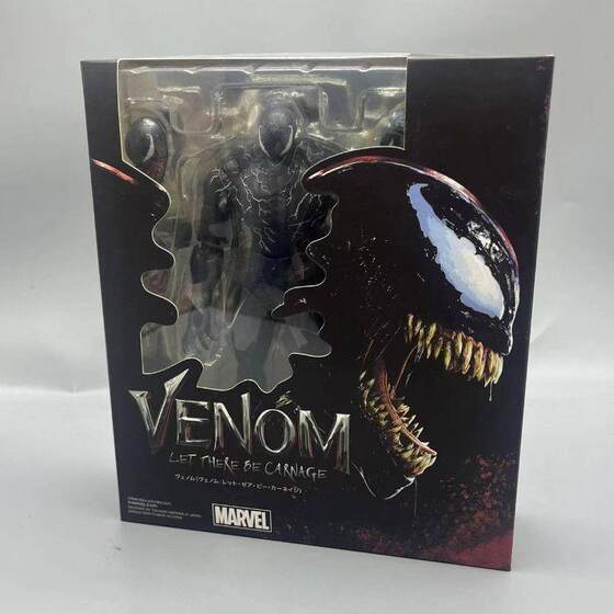 Domestic Shf Venom Marvel Movie Venom 2 Amazing Spider-Man Articulated Action Figure Model