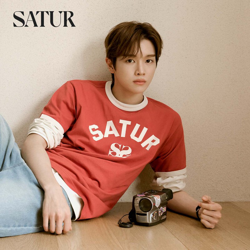 [Same Style as Riize] Satur 2026 New Round Neck Loose Casual Simple Versatile Pure Cotton T-Shirt for Men and Women