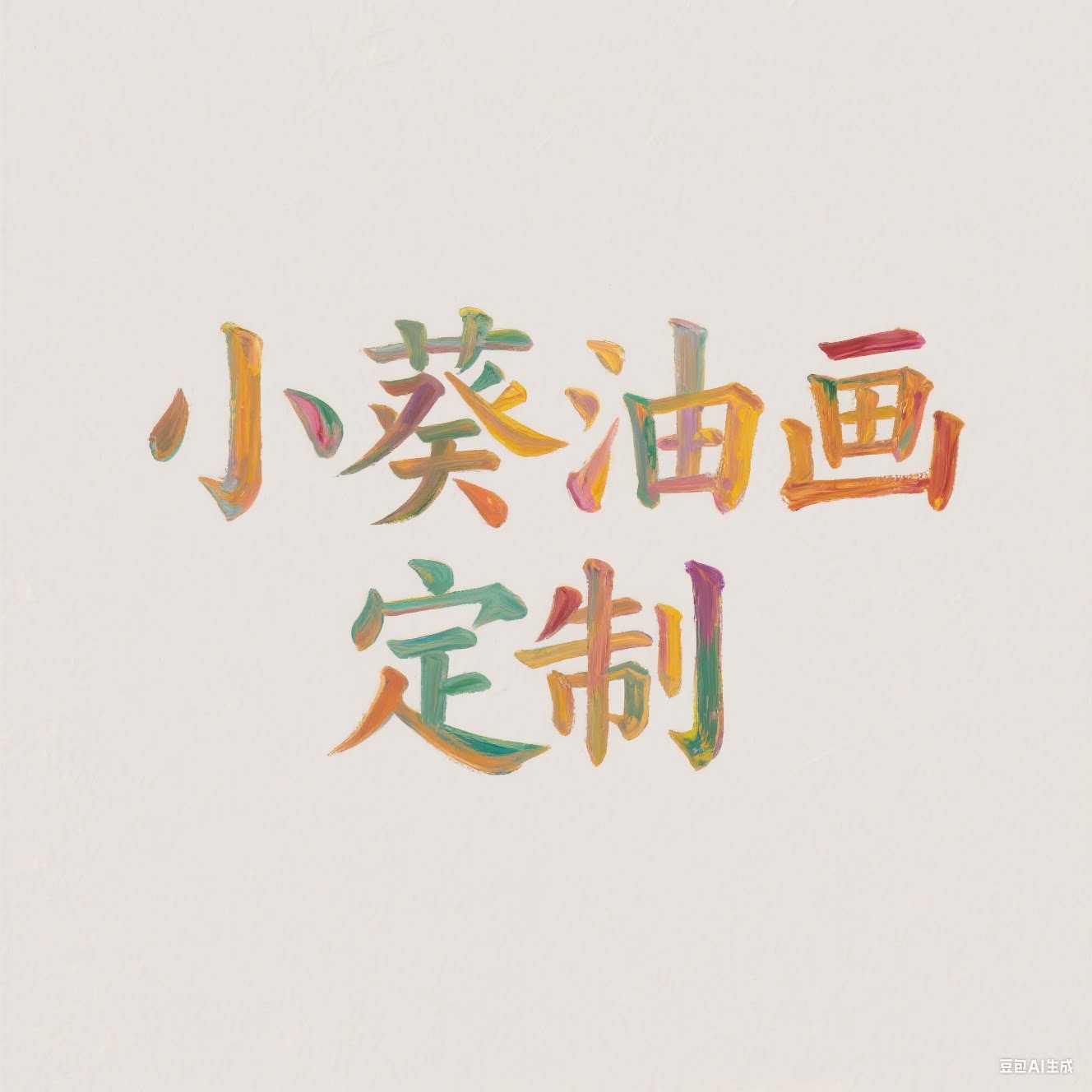 小葵油画定制的LOGO
