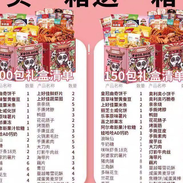 Zhao Yiming's Snack Gift Box, a Whole Box of Popular Snack Combinations, Casual Snacks for Boyfriend or Girlfriend