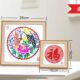 Chinese style hand-cut paper frame ornaments pendant 25 cm wooden frame home decoration painting overseas gifts