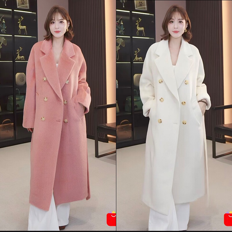 【Chen Da Suo's Careful Selection】New Autumn/Winter 101801 High-End Versatile Light Luxury Su Li Alpaca Coat
