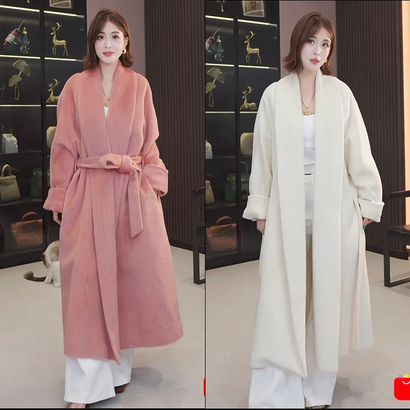 【Chen Da Soun's Premium Selection】New Autumn and Winter High-End Versatile Luxury Suli Alpaca Coat-26001