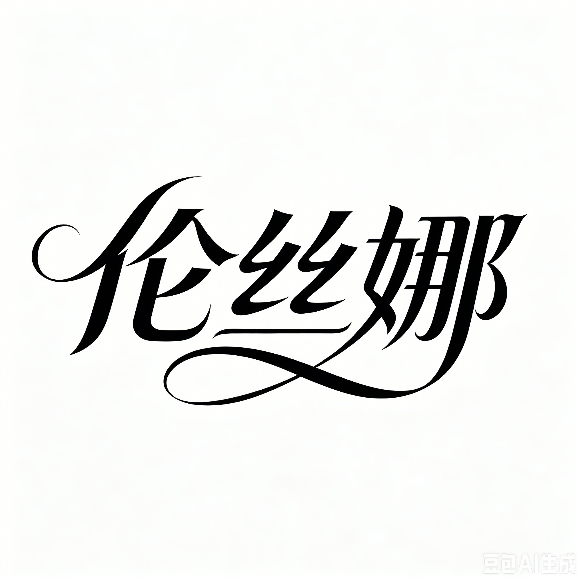 伦丝娜旗舰店的LOGO
