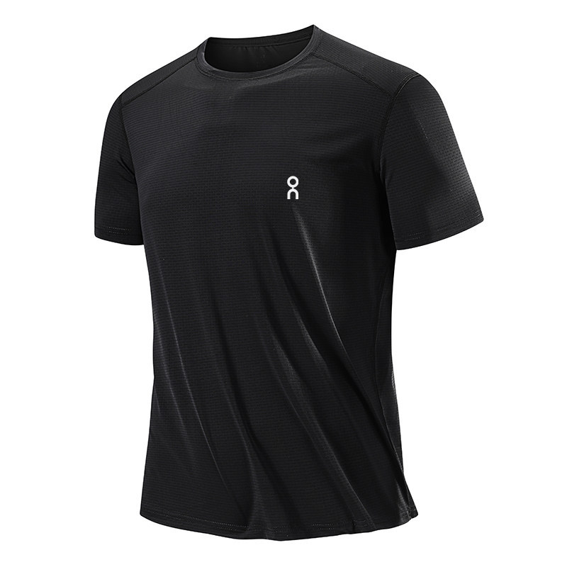 Foreign Trade Clearance Short-Sleeved Quick-Drying T-Shirt for Men, New Summer Style, Outdoor Sports, Fitness, Running, Breathable, Moisture-Wicking Clothing
