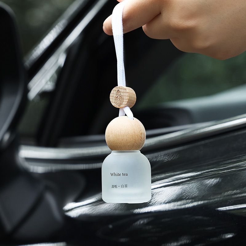 Natural Birch Wood Car Fragrance Hanging Ornament, Wardrobe Fragrance, New Elegant Scent, Niche Car Fragrance, Long-Lasting Fragrance Pendant