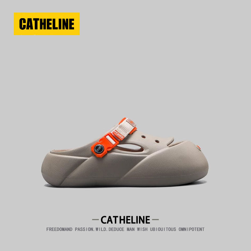 Мужские сандалии American CATheline, летняя одежда, наступать на дерьмо, дырявая обувь, пляжные сандалии и тапочки для пар