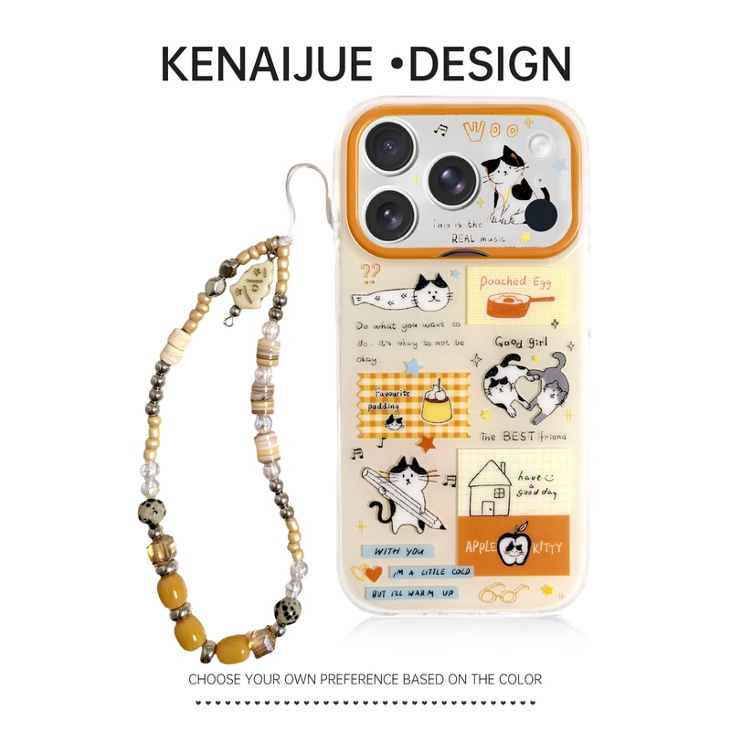 Kona Jue × Pencil Cat iPhone 18 Pro Max Phone Case New Model iPhone 17 Protective Cover with Lanyard Apple 16 Pro Case Cute 15Pm Full Coverage Autumn and Winter Cute Creative 14P Kona Jue × Pencil Cat iPhone 18 Pro Max Phone Case New Model iPhone 17 Protective Cover with Lanyard Apple 16 Pro Case Cute 15Pm Full Coverage Autumn and Winter Cute Creative 14P