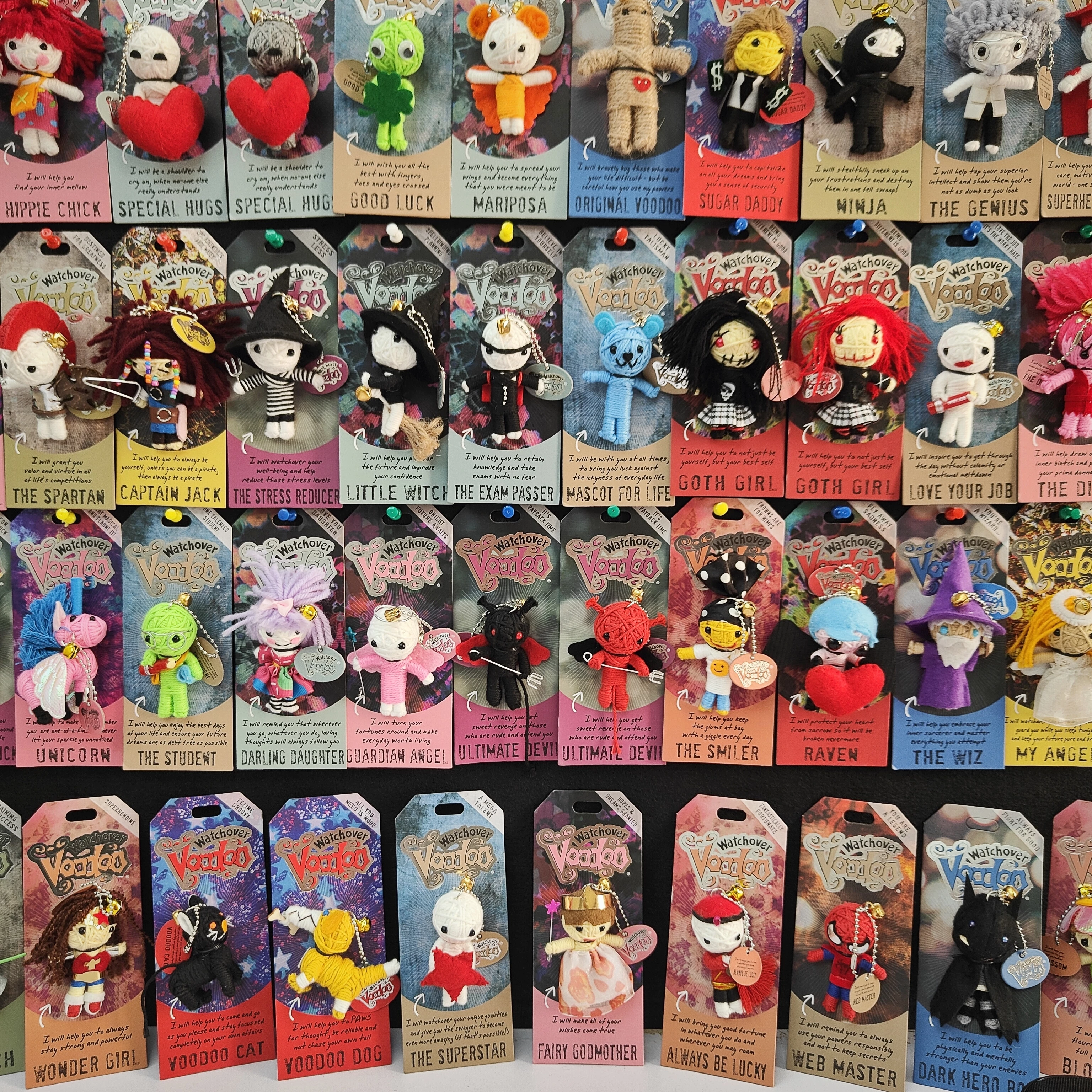 Woven doll handmade for students, pendant