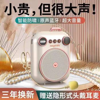 Wireless Microphone Little Bee Amplifier Teacher's Special Lecture Big Speaker Teacher Class Bluetooth Calling Selling