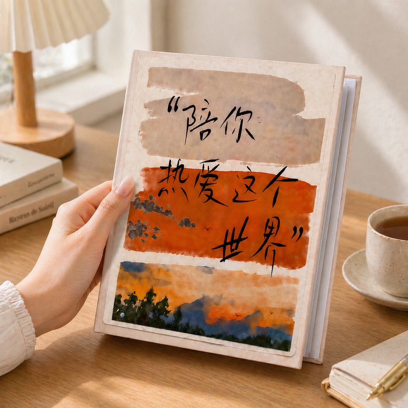 Couple's Love Photo Album, Large-Capacity Commemorative Album, 34inch Record Album, 5inch 6inch Three-Four-Six Photo Storage Album