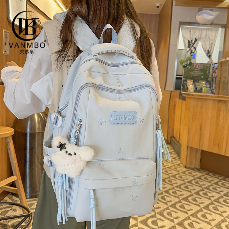 Top Luxury Vanmbo Official Genuine Children's Schoolbag 2026 New Model Large Capacity Backpack for Middle and High School Students