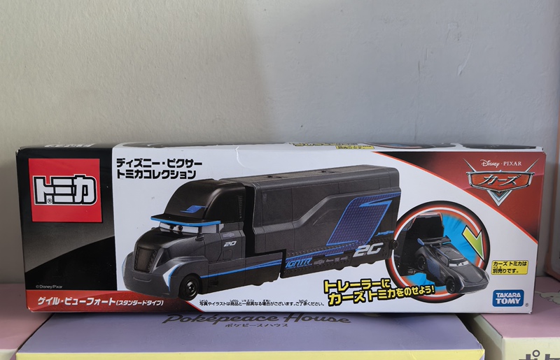 Cars 3 Black Storm Jackson Container Truck Alloy Car Truck Uncle Mack
