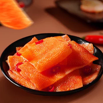 百草味摸芋爽火锅素毛肚