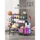 Sports and Fitness Equipment Storage Rack, Home Basketball Rack, Kettlebell Dumbbell Rack, Foam Roller Yoga Mat Storage Rack with Wheels