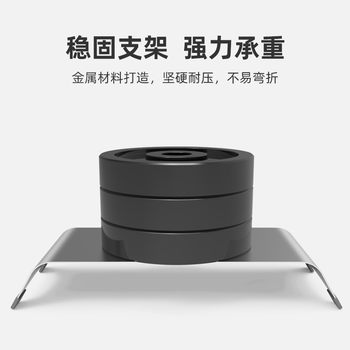 Computer laptop monitor heightened shelf metal base office desktop screen lift storage rack