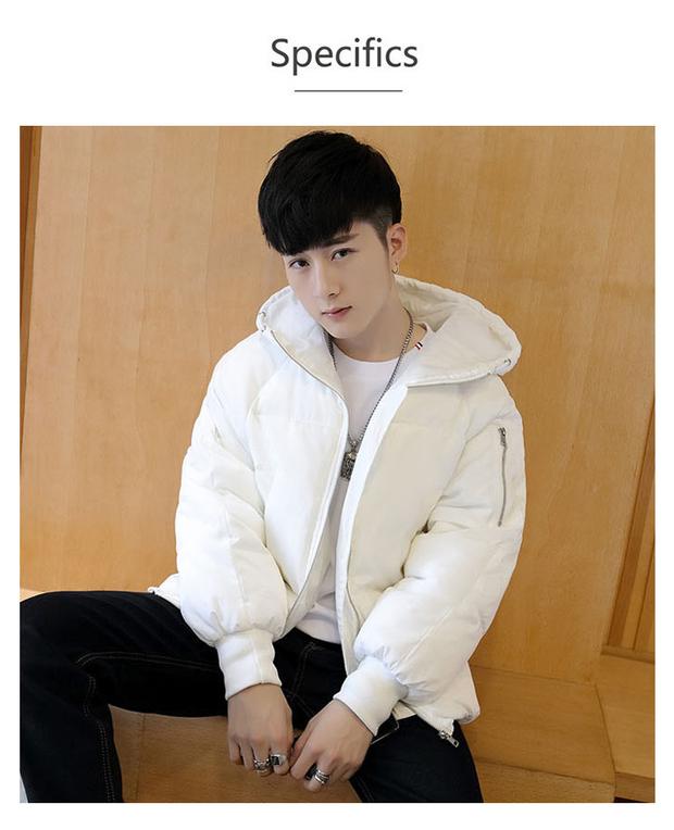 Bánh mì quần áo nam phiên bản Hàn Quốc áo khoác mùa đông 2018 mới xu hướng cotton quần áo mùa đông áo khoác lửng nữ sinh đẹp trai áo parka nam