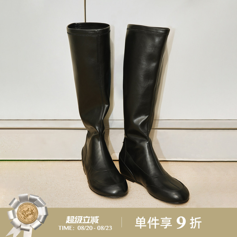 【Same Style as the Blogger】Oriinous Official Direct Sales 26 Autumn/Winter Height-Increasing Elastic Knee-High Leg-Slimming Riding Boots 【Same Style as the Blogger】Oriinous Official Direct Sales 26 Autumn/Winter Height-Increasing Elastic Knee-High Leg-Slimming Riding Boots