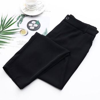8207 fat girl mm large size casual trousers for women in summer thin nine-point pants 210 catties high waist loose and slim small feet 8207 fat girl mm large size casual trousers for women in summer thin nine-point pants 210 catties high waist loose and slim small feet