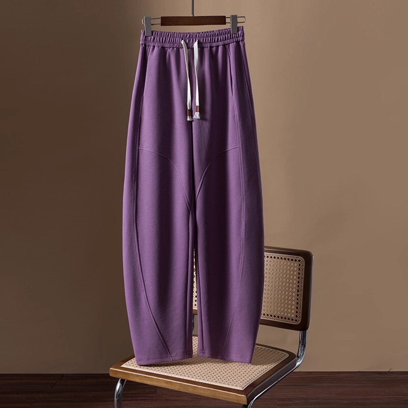 Clearance Sale Banana Pants for Women, Spring and Autumn High-Waisted Sports Casual Pants, Loose Straight-Leg Sweatpants, Scythe Wide-Leg Pants, Plus Size