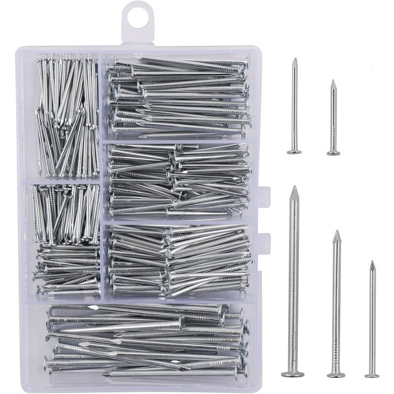 350 Pieces of High-End Hardware Nail Combination Set Picture Hanging Nails, Wooden Nails, Wall Nails, with Storage Box