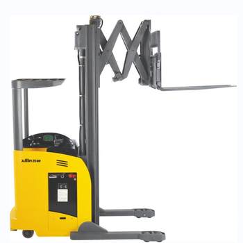 Double-reach narrow-aisle forklift - 10-meter-high optional cold storage warehouse double-reach electric narrow-aisle forklift