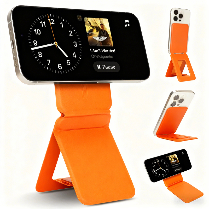 Magnetic Selfie Phone Holder Magsafe Foldable Tripod Desktop Support Stand for Apple iPhone 17 Android