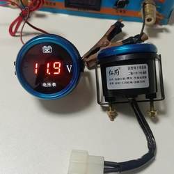 수정 된 전자 전압 미터 농업 기계 트랙터 수확기 엔지니어링 기계 지게차 12v24V 라운드 무료 배송 5
