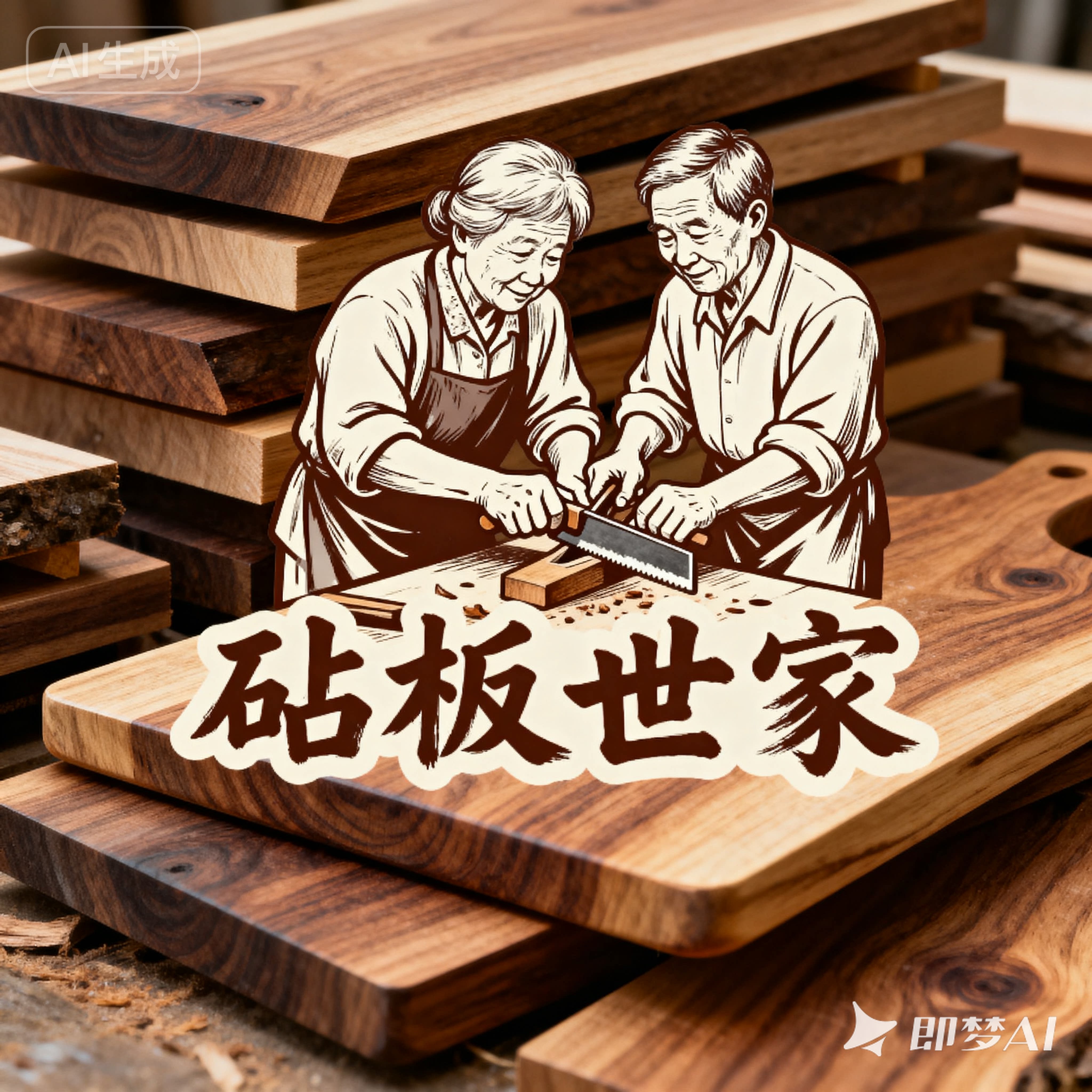 砧板世家的LOGO