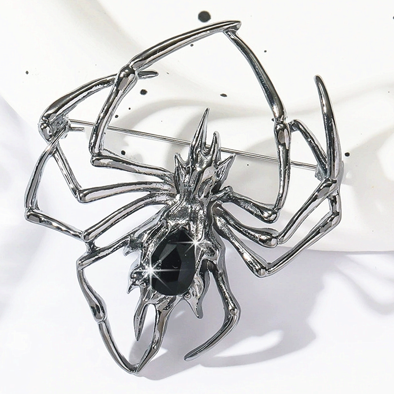 Extravagant Halloween Spider Brooches from Europe and America, Fashionable Men's and Women's Suit Jackets, Unique Insect Brooches, Accessories, Corsages