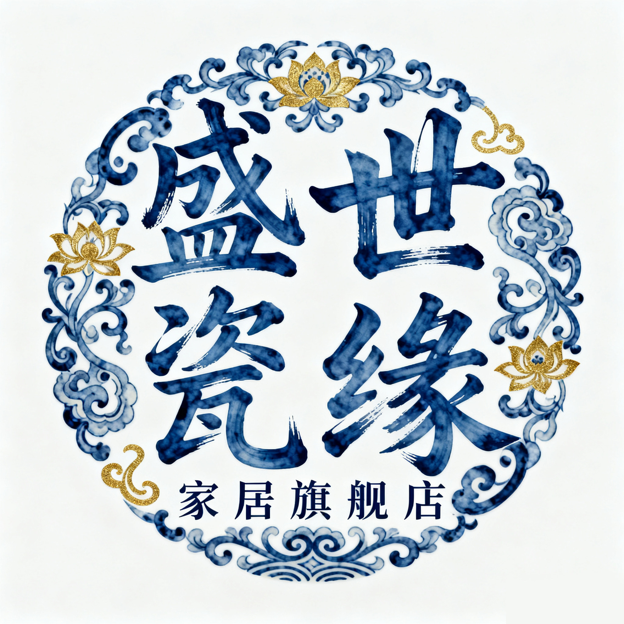 盛世瓷缘家居旗舰店的LOGO