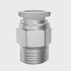 Pneumatic quick connector gas pipe thread thread through external wire quick insert PC4/6/8/10-M5/02 gas source tool accessories